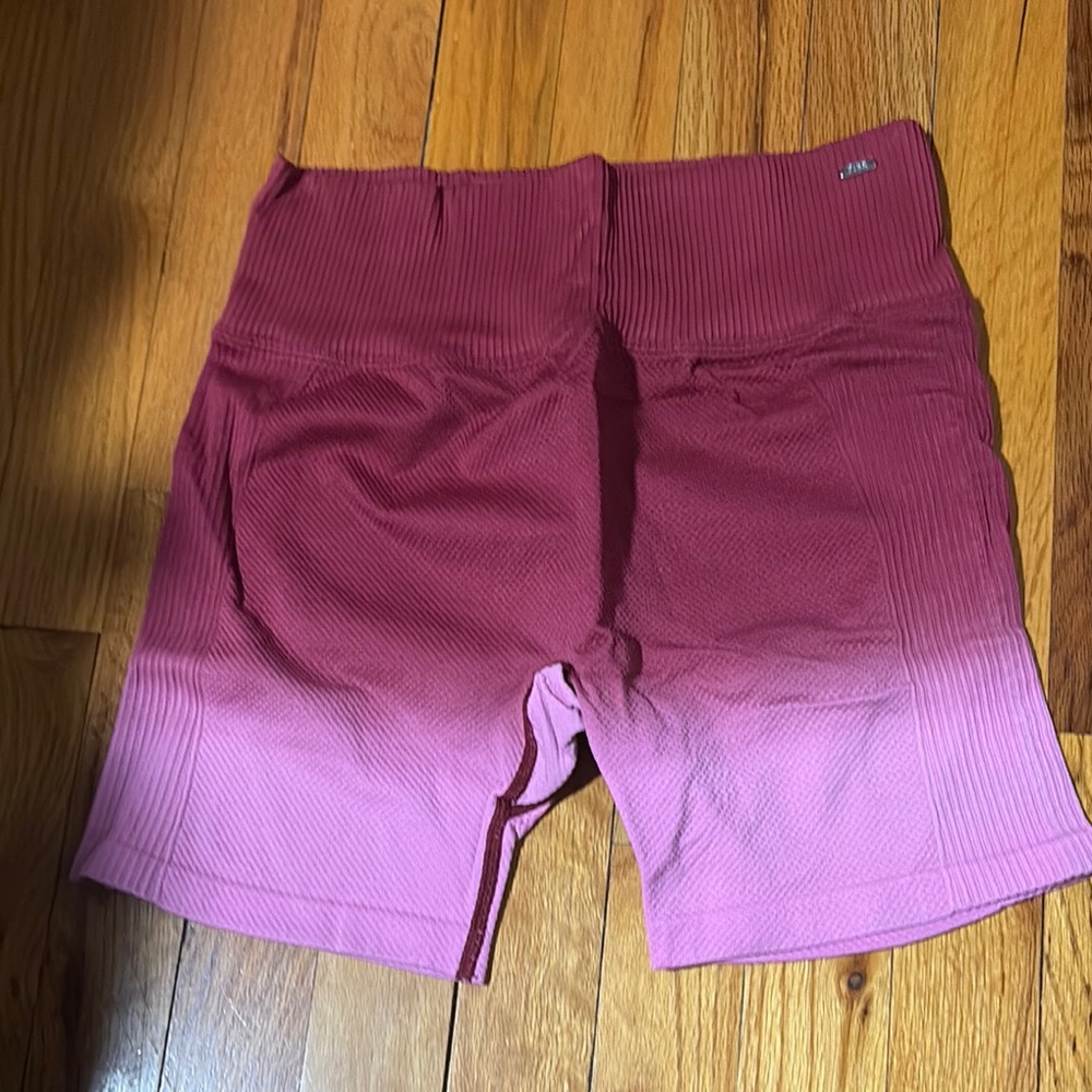 Pink Ombré Bike Shorts